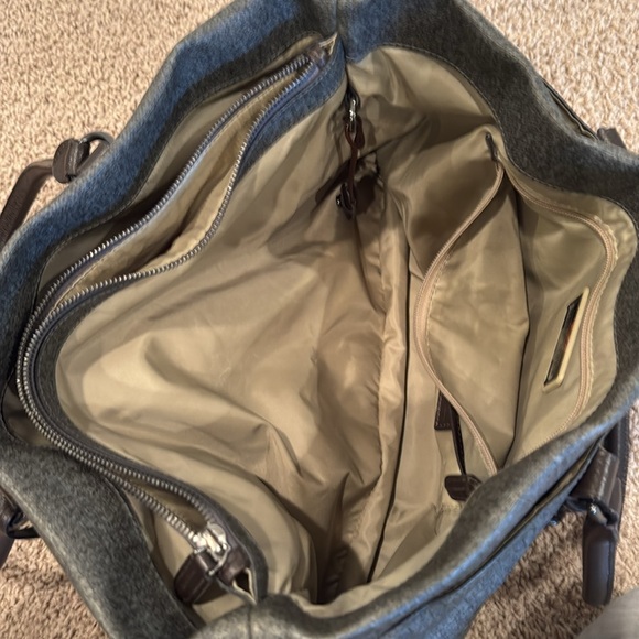 TUMI Travel Handbag in Brown & Gray - Picture 3 of 7